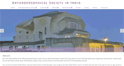 Desktop Screenshot of anthroposophicalsocietyindia.org