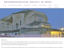 Tablet Screenshot of anthroposophicalsocietyindia.org